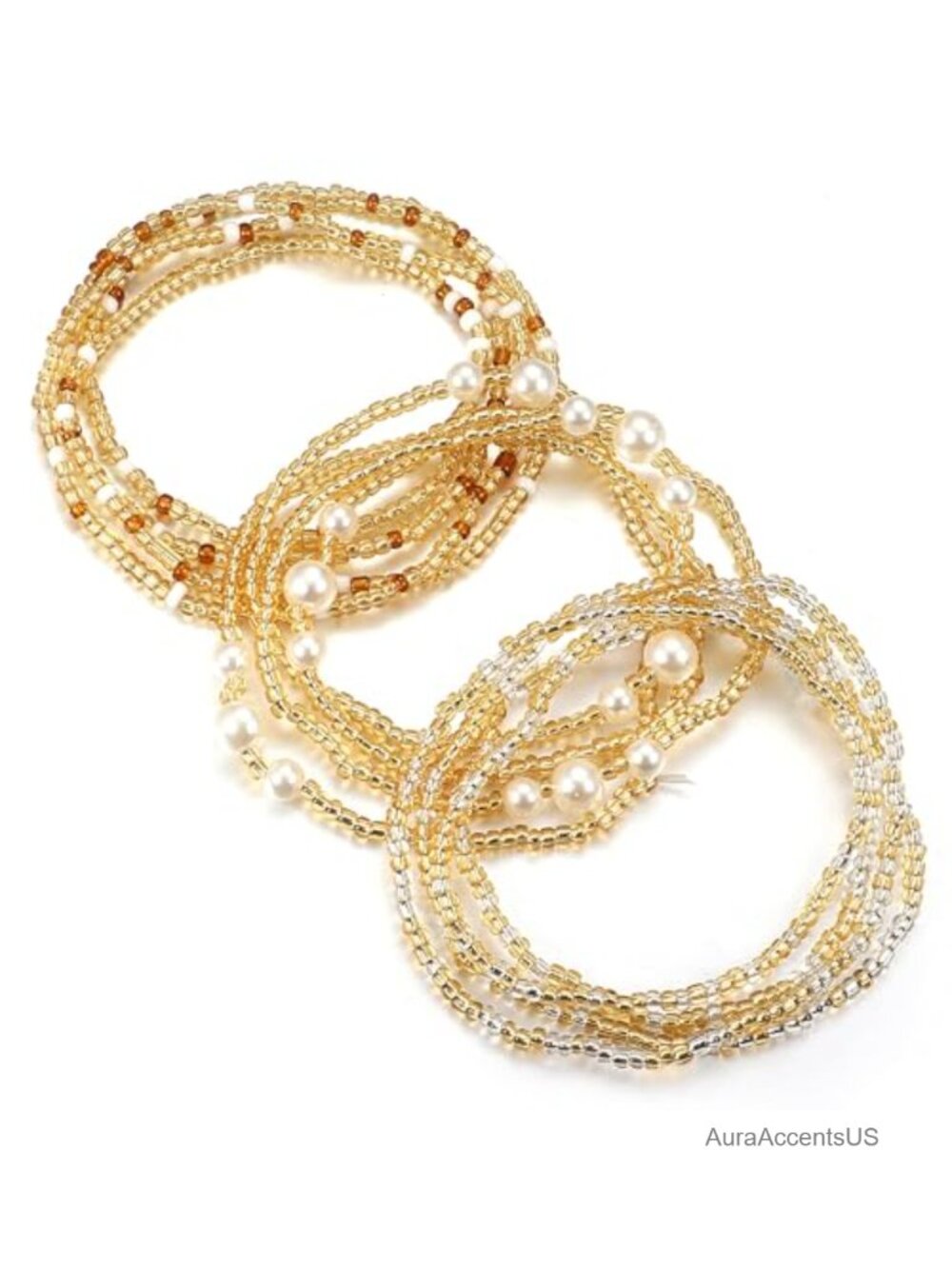 Adjustable Elastic Body Chain Waist Beads for Women Stretchy Belly Jewelry